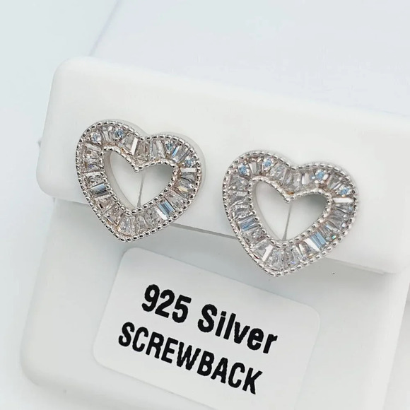 - 925 Sterling Silver Cubic Zirconia Earrings, U19254819 - Picture 8 of 11